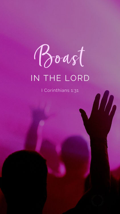 1 Cor 1:31